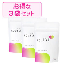 【 送料無料 】 エクエル パウチ 120粒 (30日分) 3個セット 大塚製薬 【 正規販売店 】 エクオール 含有 サプリ 大豆イソフラボン 乳酸幾 更年期 美容 効果 調剤薬局 正規品