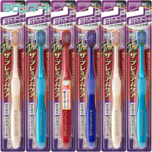 【6本まとめ買い】ザ・プレミアムケア ハブラシ 歯ぐきマッサージプラス やわらかめ（歯茎に優しい マッサージ効果で健康な歯茎 まとめ買いでお得）